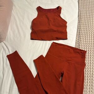 Orange Lululemon Set
